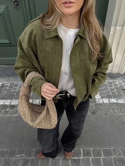 Oversized Mellanjacka