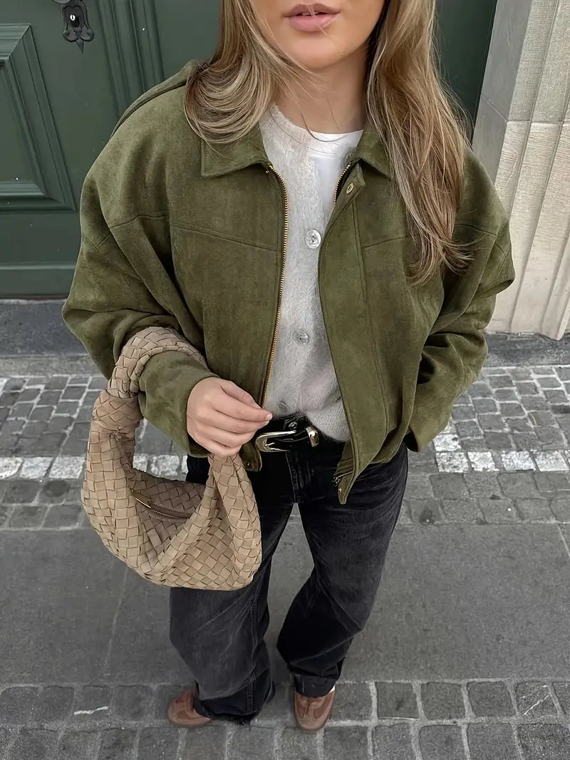 Oversized Mellanjacka