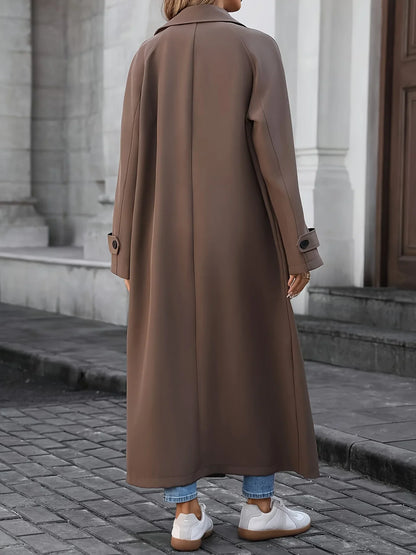 Hållbar Lång Trenchcoat