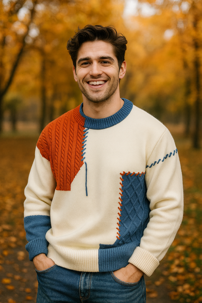 ModaFyre | Arty Patch Sweater