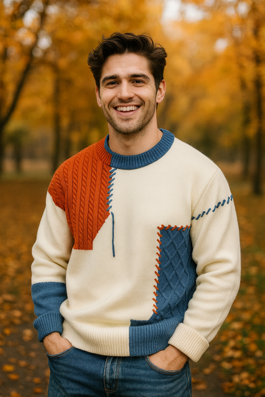 ModaFyre | Arty Patch Sweater