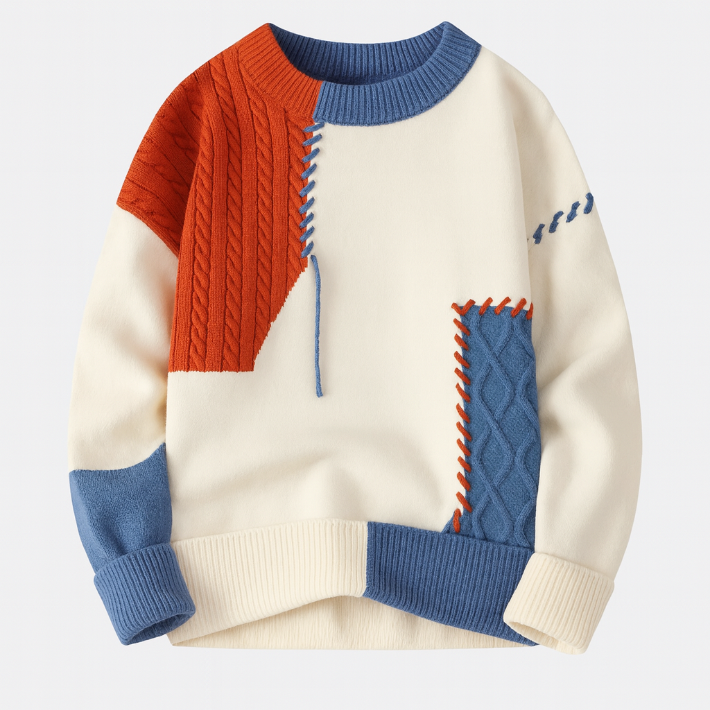 ModaFyre | Arty Patch Sweater