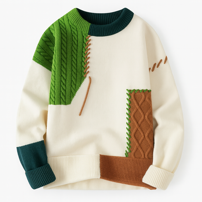 ModaFyre | Arty Patch Sweater