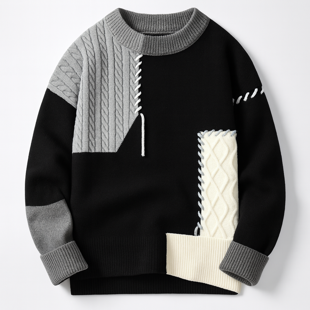 ModaFyre | Arty Patch Sweater