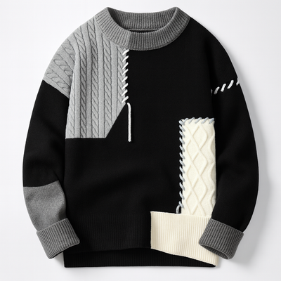 ModaFyre | Arty Patch Sweater