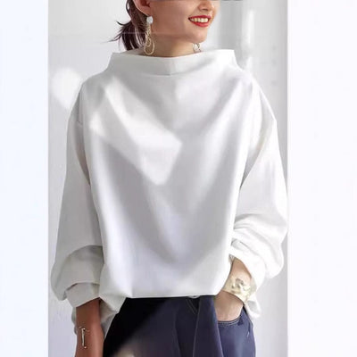 Maison Svala™ | Chic Tröja med Hög Krage