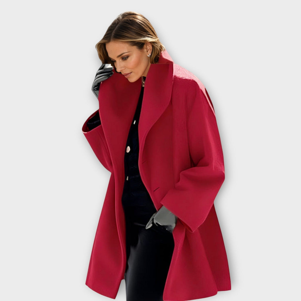 Maison Svala™ | Elegant Lång Trenchcoat